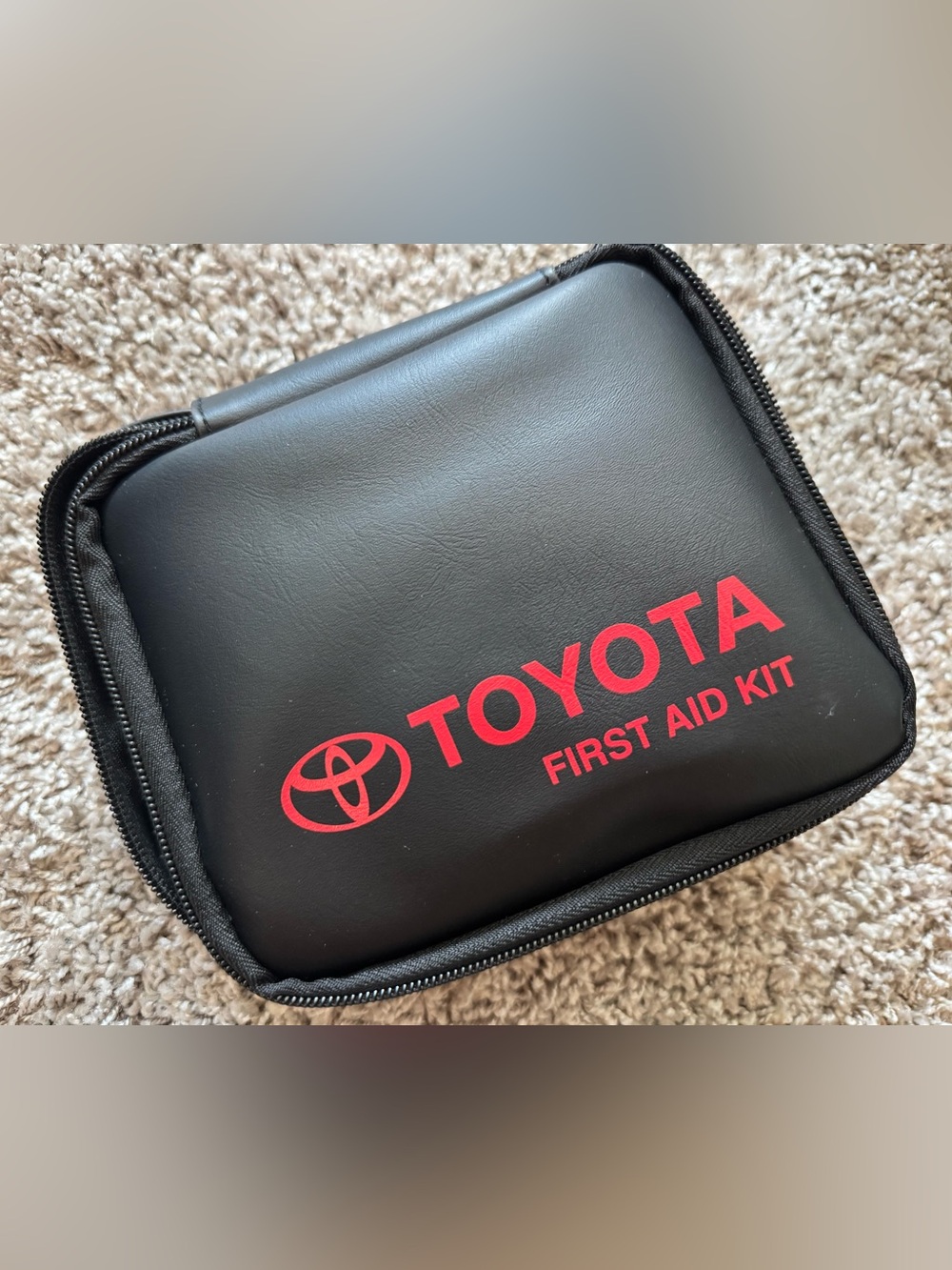 Toyota Black and Red First Aid Travel Pouch